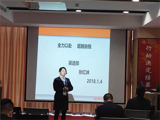 晨皓控股员工述职大会4