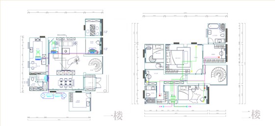 金陵小区威能空气源热泵施工设计图晨皓控股