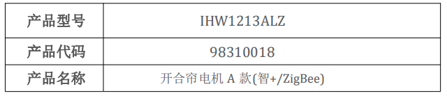 6.1 开合帘电机 A 款-2-表格