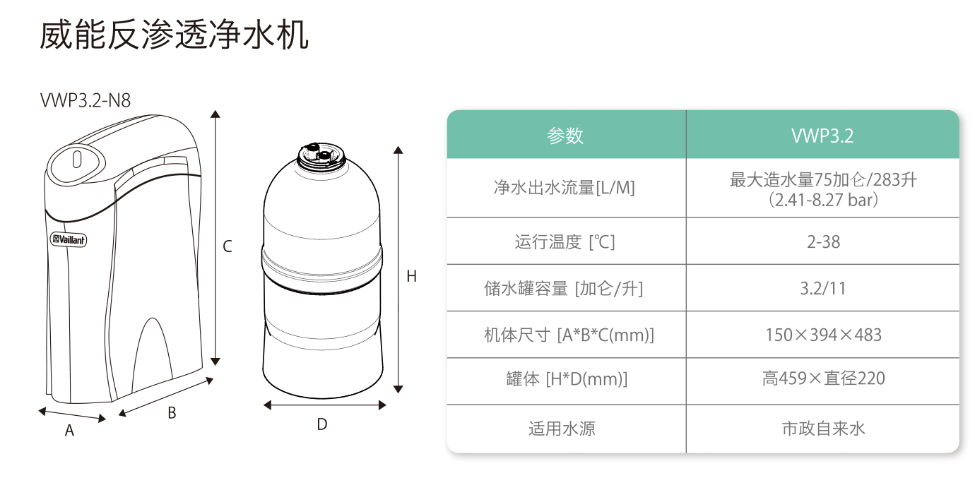 威能净水机参数-晨皓控股-5